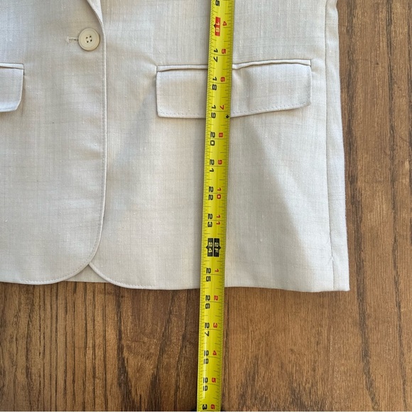 Vintage Pendleton Country Sophisticates Classic Cream Women's Blazer Size 6 - Picture 10 of 12